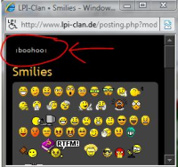 [PHPBB3-8375] view more smilies do not go into post - phpBB Tracker